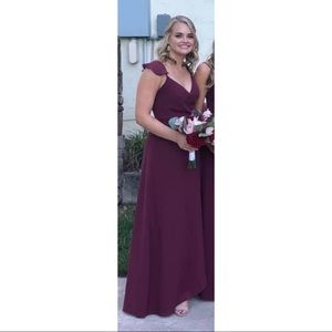 Burgundy Bridesmaid Dress - David’s Bridal